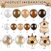 LaRandom 108 Pcs Capybara Party Decorations Capybara Balloon Arch Garland Kit Beige Brown Foil Latex Balloons for Animal Theme Birthday Baby Shower Party Decorations Supplies - Image 4