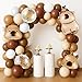 LaRandom 108 Pcs Capybara Party Decorations Capybara Balloon Arch Garland Kit Beige Brown Foil Latex Balloons for Animal Theme Birthday Baby Shower Party Decorations Supplies - Image 2