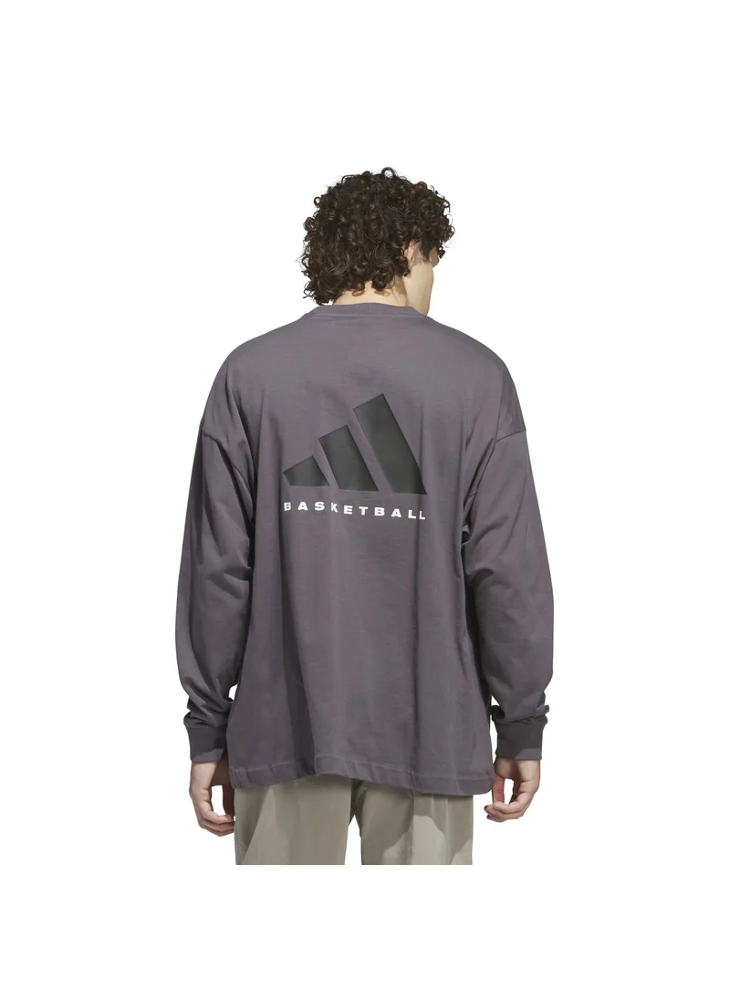 اديداس adidas ADI BB LS TEE Grey Originals Unisex T-SHIRTS