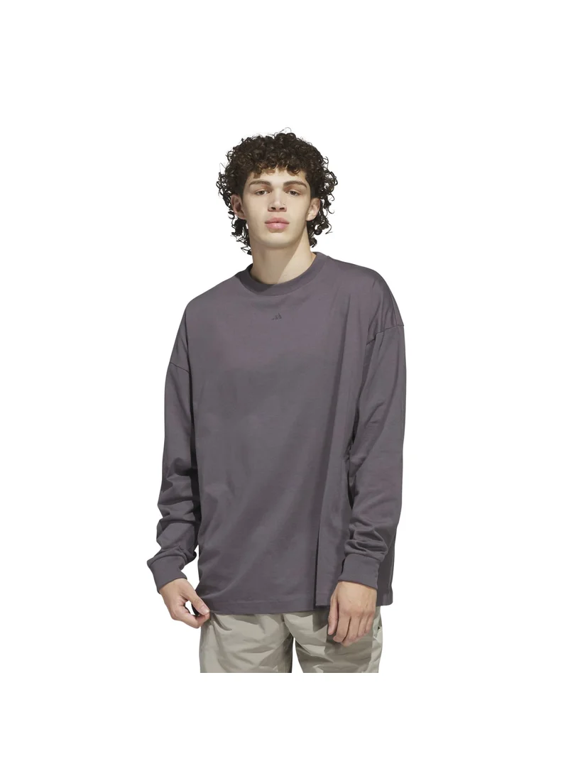 اديداس adidas ADI BB LS TEE Grey Originals Unisex T-SHIRTS