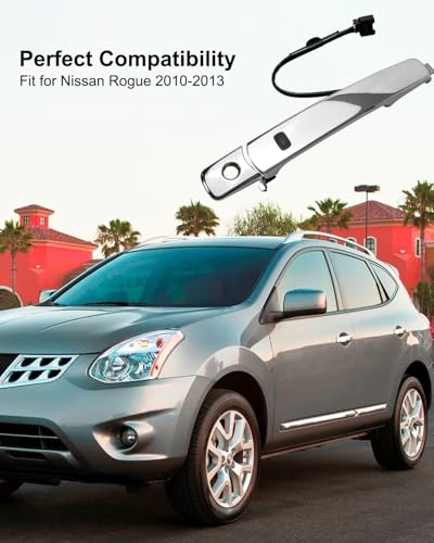 ULZOZN Front Exterior Door Handle Smart Entry Keyless LeftRight Fit for Nissan Rogue 2010 2011 2012 2013 Replace 80640CZ31A 80645CA000 - Image 3