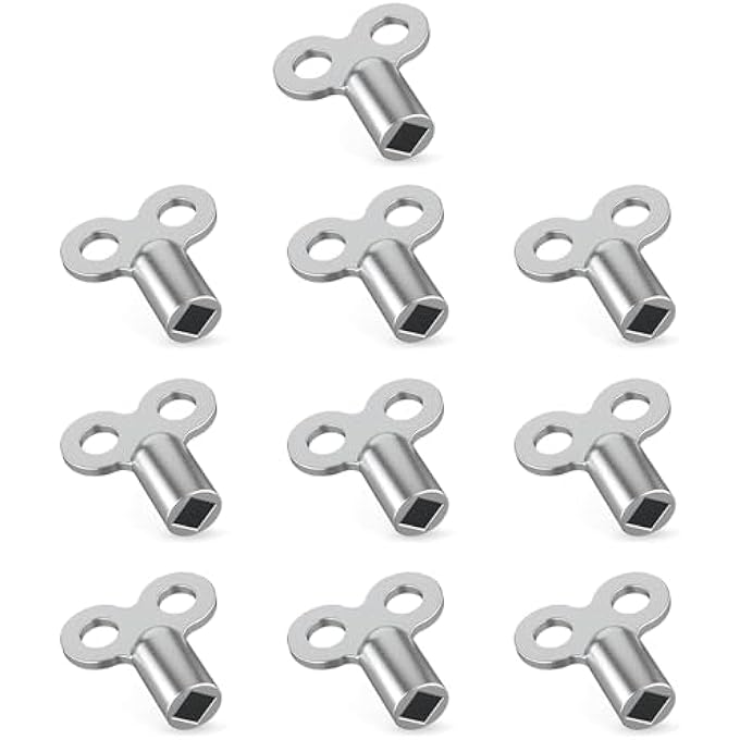 5 MM ROBUST AND STABLE BLEEDER BLEED KEY UNIVERSAL ALL RADIATOR KEYS - HEATING KEY FOR ALMOST ALL HEATERS/RADIATORS. - Image 1