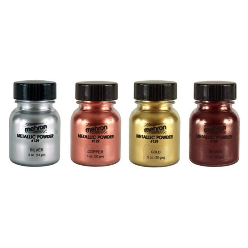 Mehron Glitter Powders - Metallic Bronze B (0.75 oz/21 gm) - Image 2