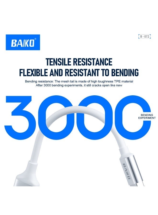 بَيّاكم موزع USB متعدد المنافذ 4 في 1 من بايكو B072 مع محول USB 3.0 متعدد المنافذ، نقل بيانات عالي السرعة، موسع USB فائق النحافة لأجهزة الكمبيوتر المحمولة ولوحات المفاتيح والماوس وأجهزة USB - Image 2