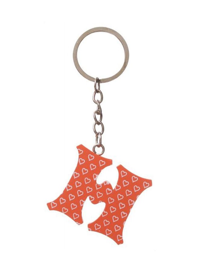 NIBEMINENT Letter H Engraved Keychain