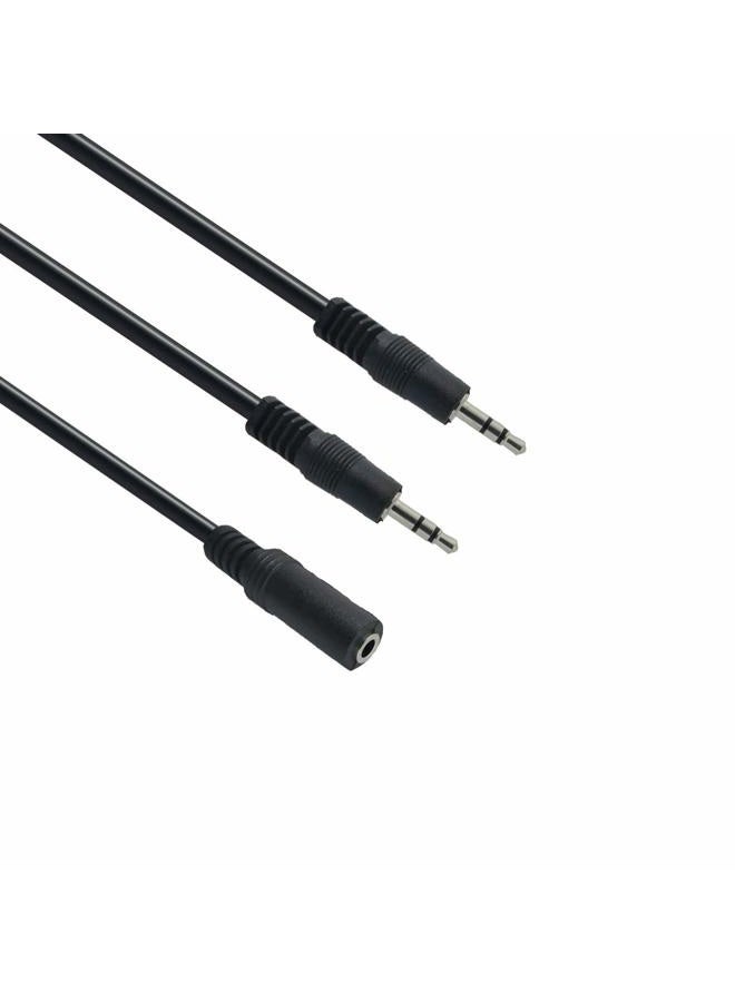 Ancable 6ft 3.5mm Stereo Female to 2-Male Y-Splitter Audio Cable - Image 2