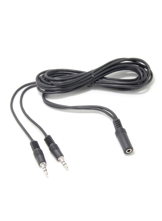 Ancable 6ft 3.5mm Stereo Female to 2-Male Y-Splitter Audio Cable - Image 1