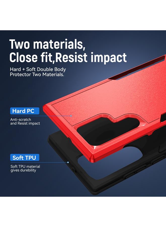S-TOP Case For Samsung Galaxy S23 Ultra 5G Pioneer Armor PC + TPU Phone Case - Image 3