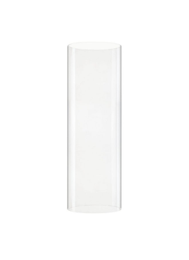 CYS EXCEL CYS EXCEL D-4.75" H-14 Glass Open Ended Hurricane Candleholder Bottomless Cylinder Sleeve Clear Chimney Shade Tube Cover, 1 Piece  - Image 1