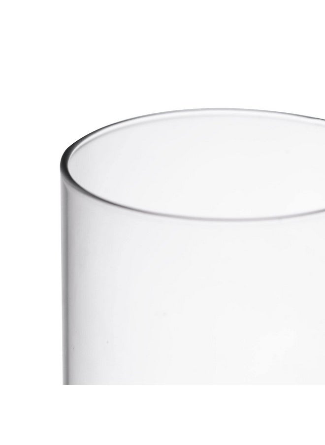 CYS EXCEL CYS EXCEL D-4.75" H-14 Glass Open Ended Hurricane Candleholder Bottomless Cylinder Sleeve Clear Chimney Shade Tube Cover, 1 Piece  - Image 4