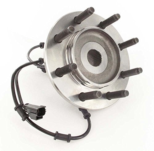 SKF 4WD Front Wheel Bearing and Hub Assembly w/ABS Sensor Wire Sealed Spindle Module Knuckle 8-Lug BR930502 for 2003 2004 2005 Dodge Ram 2500 3500 4x4 Trucks - Image 1
