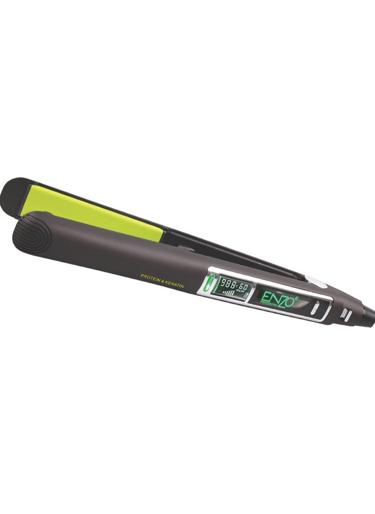ENZO Professional - ENZO High quality fast professional black color mini electric ceramic hair straightener - Image 1