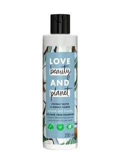 love beauty and planet Volume Bounty Shampoo With Coconut Waterand Mimosa Flower, Sulfate And Paraben Free 200Ml  - Image 1