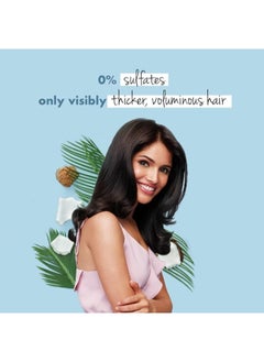 love beauty and planet Volume Bounty Shampoo With Coconut Waterand Mimosa Flower, Sulfate And Paraben Free 200Ml  - Image 2