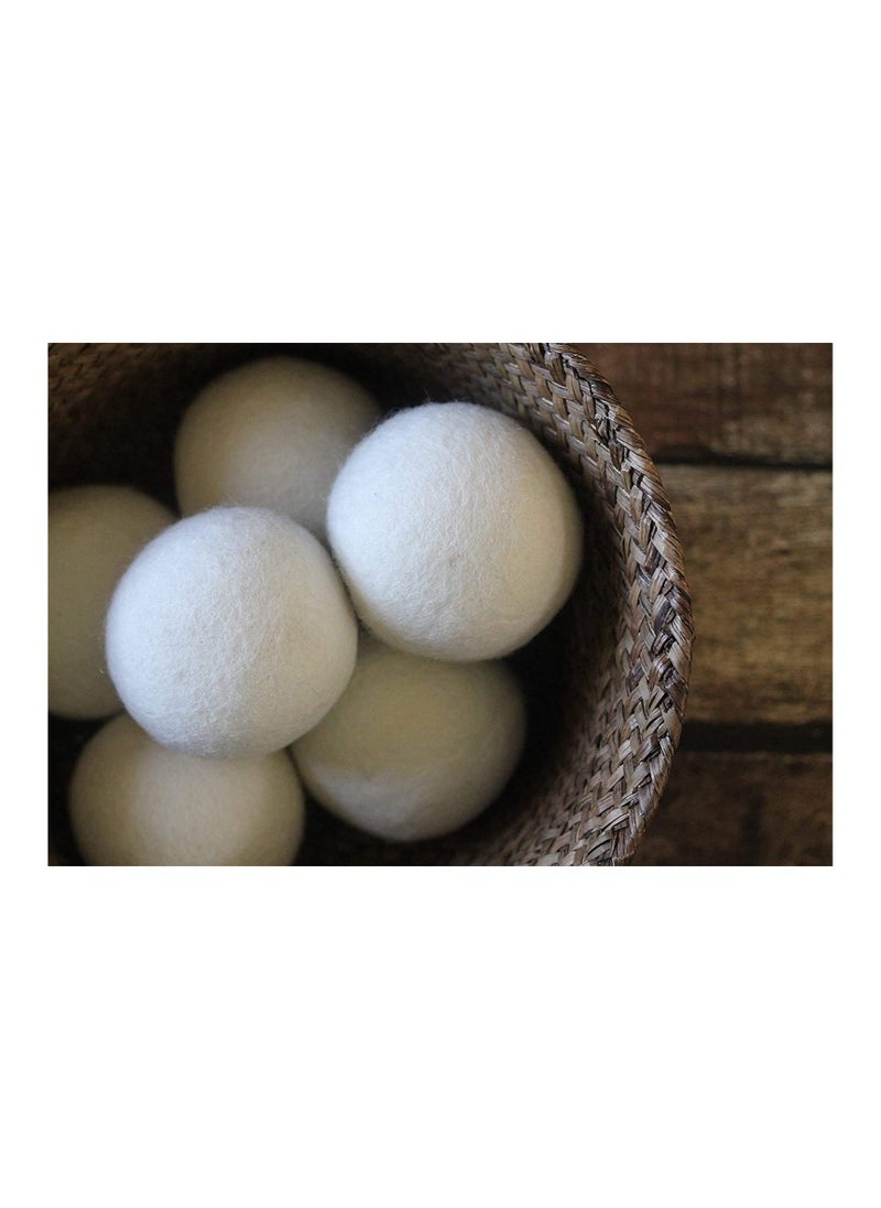 KASTWAVE Wool Dryer Balls 3 Pack  XL Size Natural Fabric Softener 100% Organic Premium Wool Chemical Free Reduces Wrinkles Lint Free, Odorless 1000+ Loads Baby Safe Saving Energy and Time  - Image 2