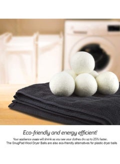 KASTWAVE Wool Dryer Balls 3 Pack  XL Size Natural Fabric Softener 100% Organic Premium Wool Chemical Free Reduces Wrinkles Lint Free, Odorless 1000+ Loads Baby Safe Saving Energy and Time  - Image 3