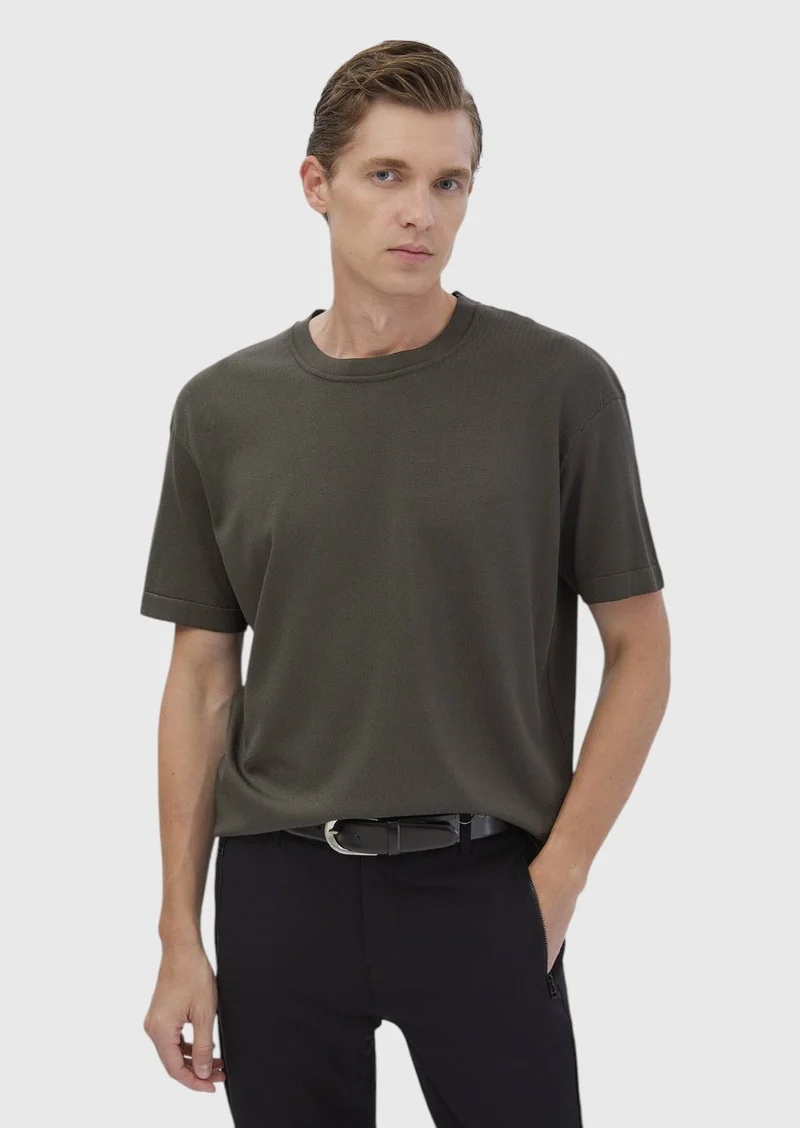 Ramsey Khaki Knitwear