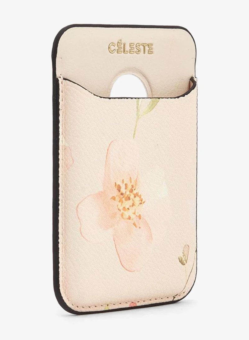 سيليست Floral Print Card Holder