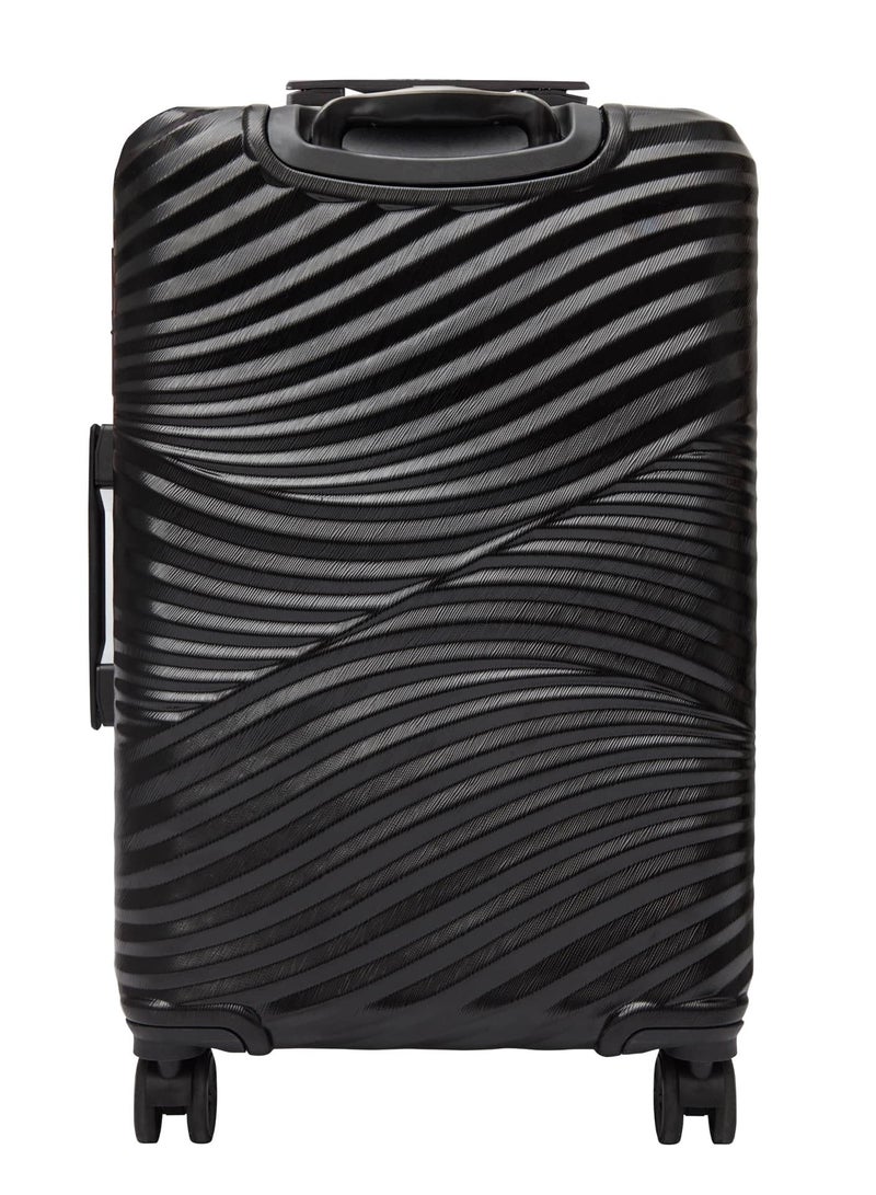 Biggdesign 3-Piece Luggage Set (20"- 24"- 28"), High-Resistant and Durable ABS Material, 360° Swivel Silicone Wheels, Special Lock System, Travel Trolley Set - Black - Image 3