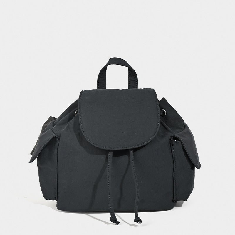 Korean Style New Casual Backpack Simple Women'S High-End Sense Large Capacity Women'S Fashion Travel Sports Drawstring Backpack - Image 1