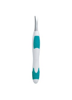 Leader Eader Tweezers Slant Tip Precision Easy Grip Nonslip Rubber Stainless Steel Great Precision For Eyebrows Facial Hair Splinter And Ingrown Hair Removal  - Image 3