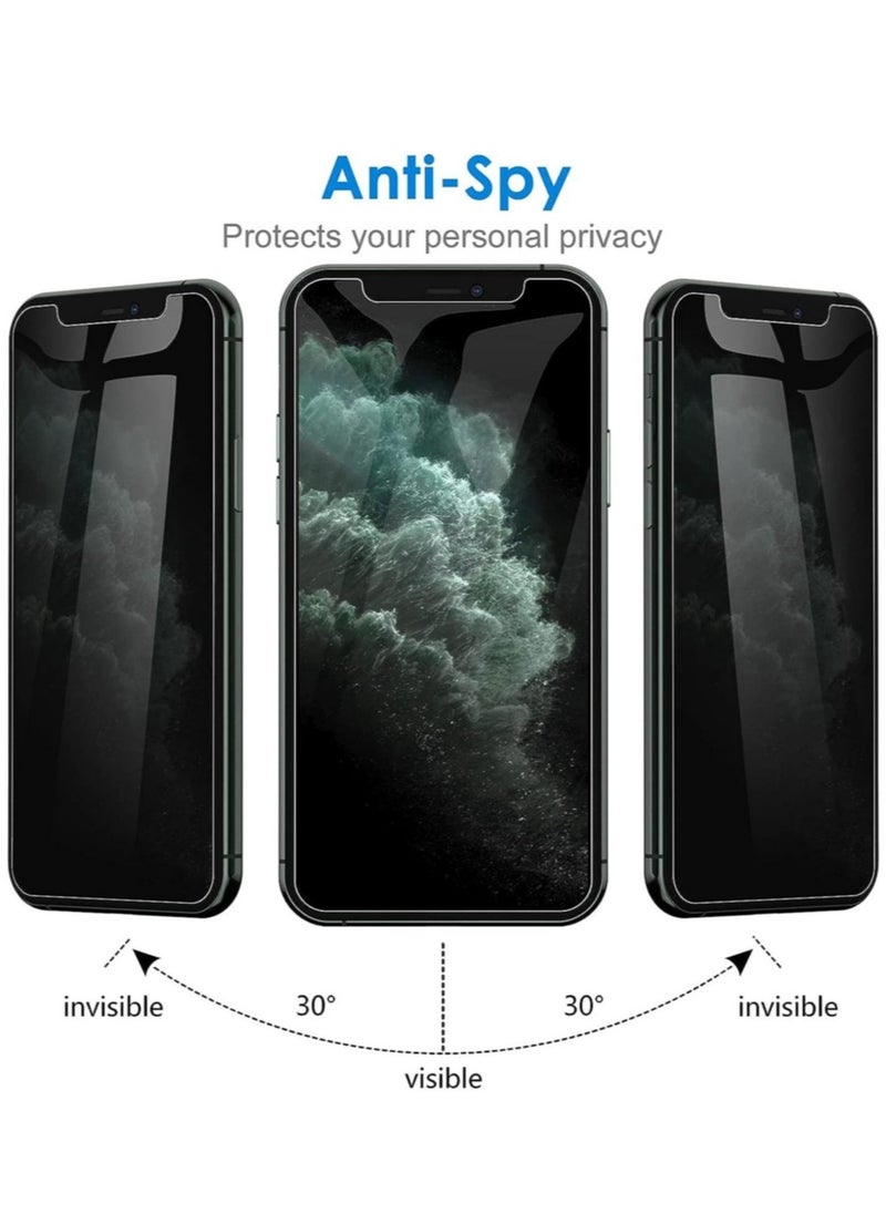 vesus (2 Pack) for iPhone 13 Pro Max Privacy Tempered Glass Screen Protector Anti-Scratch with Back Camera glass Alignment Frame Bubble Free Scratch Resistant - Image 5