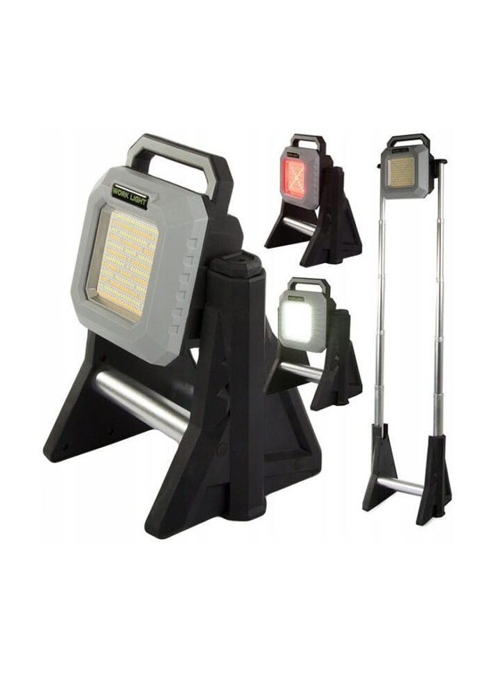 Generic LED Work Light with Stand,Cordless Work Light, Job Site Lighting for Building Outdoor Emergency Car Repairing  - Image 2