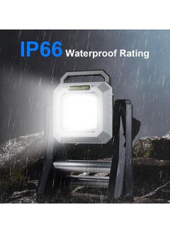 Generic LED Work Light with Stand,Cordless Work Light, Job Site Lighting for Building Outdoor Emergency Car Repairing  - Image 4