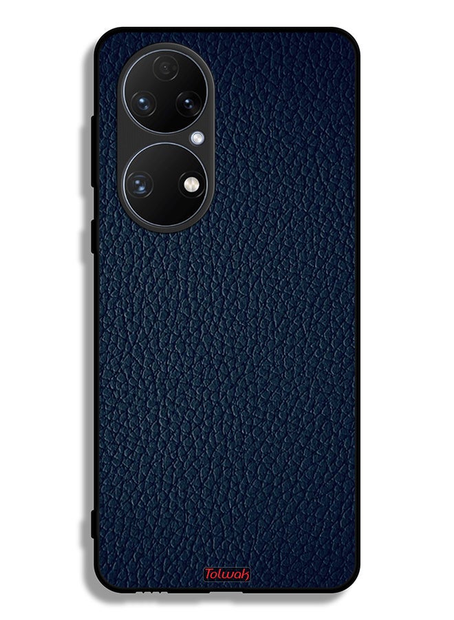 Tolwak Huawei P50E Protective Case Cover Leather Pattern - Image 2