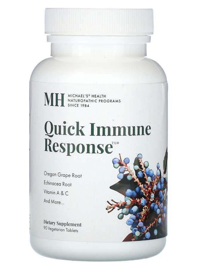 Michael's Naturopathic Quick Immune Response 90 Vegetarian Tablets - Image 1