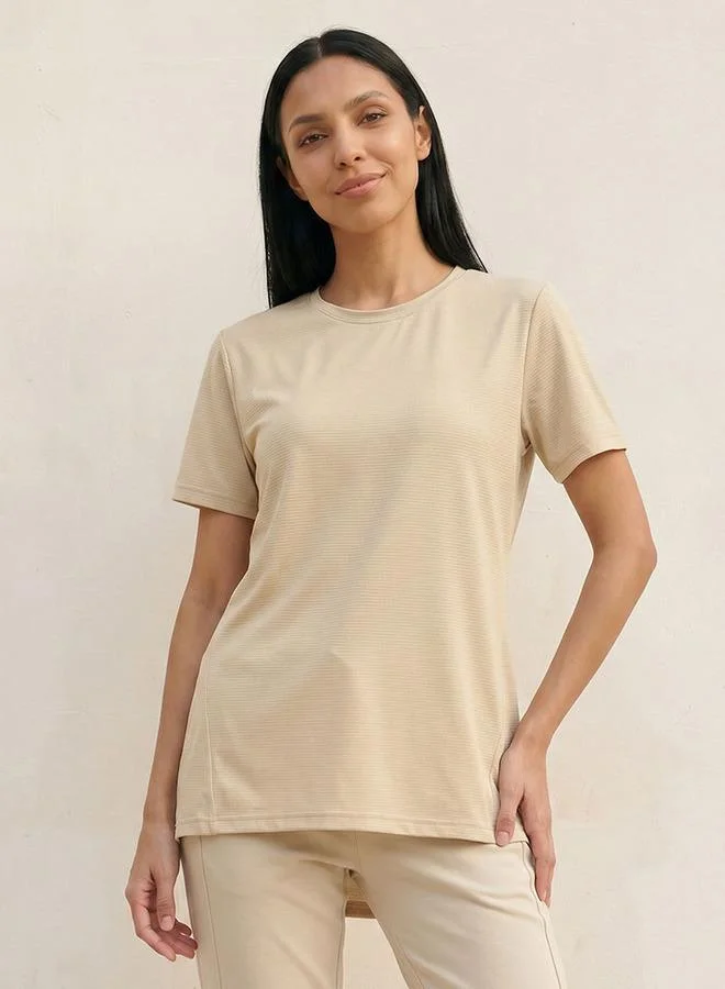سبلاش اكتف Soft Touch Textured T-shirt