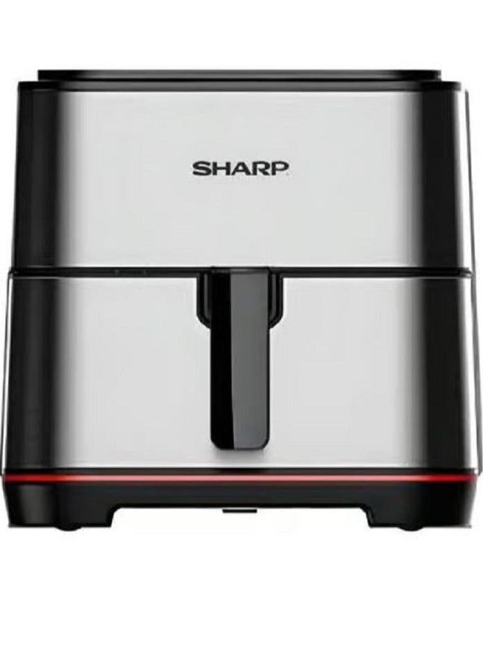 Sharp Air Fryer 7 Liters, 1650 Watt, Silver - KF-AF70RT-S3 7 L 1650 W KF-AF70RT-S3 black