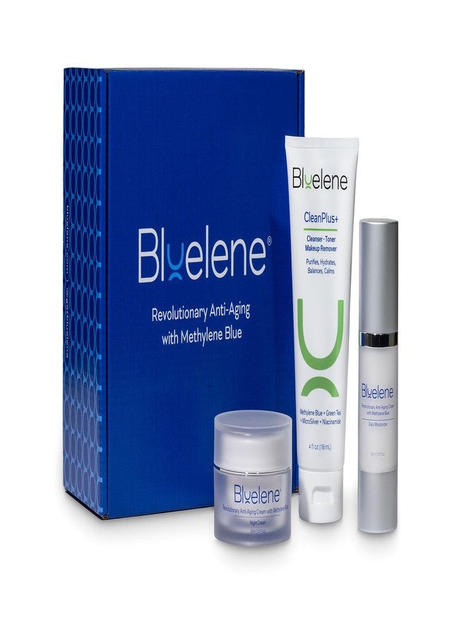 Bluelene CleanPlus Cleanser/Toner/Makeup Remover + With Methylene Blue, Niacinamide, MicroSilver - Image 3