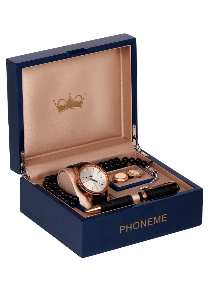 فونيم طقم فونيم نحاسي اسود ميناء أبيض - Image 1