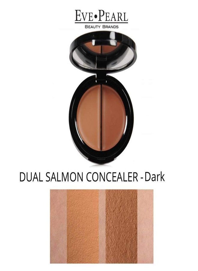 EVE PEARL Dual Salmon Concealer Full Coverage Under Eye Concealer Smooth (Dark) - Image 4
