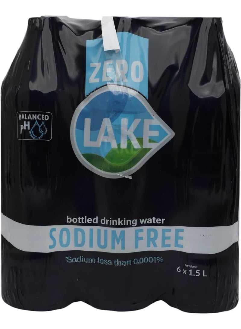 Lake Sodium Free Water 1.5L Pack Of 6