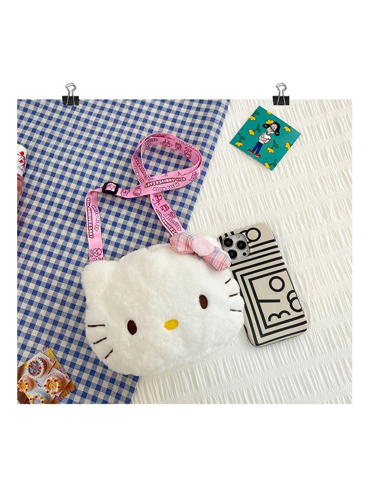 general Cartoon plush bag, crossbody bag, plush backpack, and wallet - Image 3