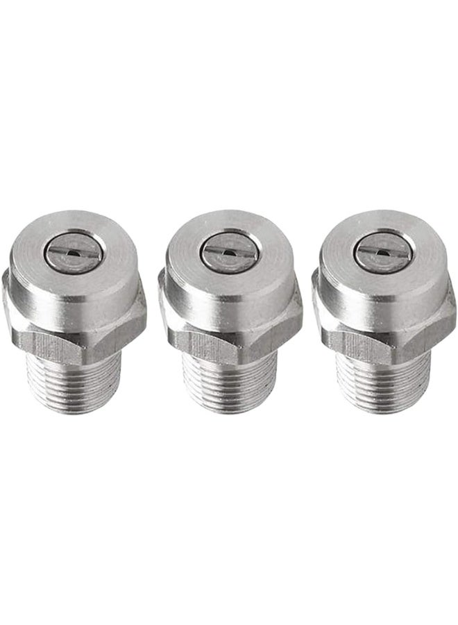 TopHomer TopHomer 3PCS 1/4" Male NPT Spray Nozzle High Pressure Washer Surface Cleaner Tips Replacement Nozzles 25 degree 030(1.07mm)  - Image 1