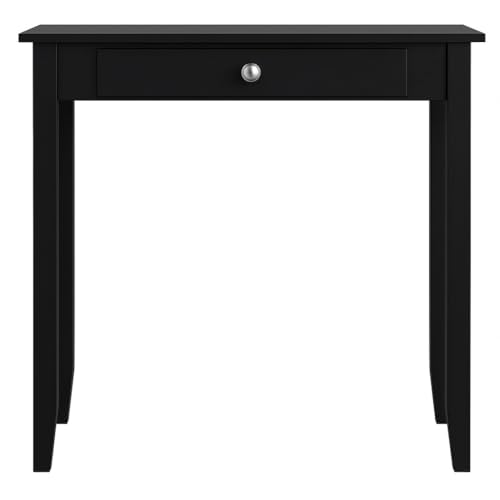 Streem Furniture Wooden Console Table for Living Room | Side Entrance Table for Home with 1 Drawer | Solid Wood (Black) - Image 4