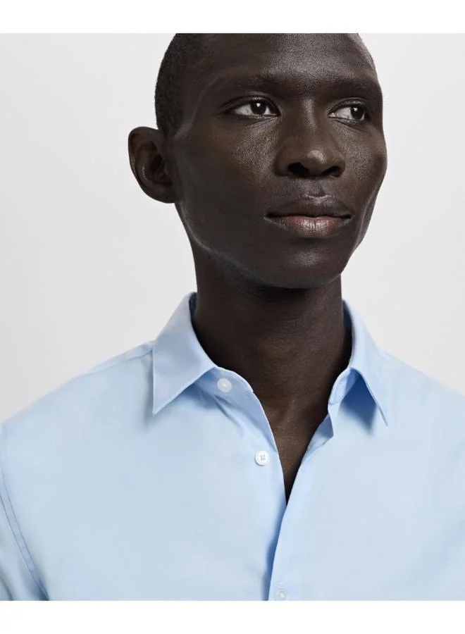 Mango Man  Slim fit cotton suit shirt for Men | Best Price UAE