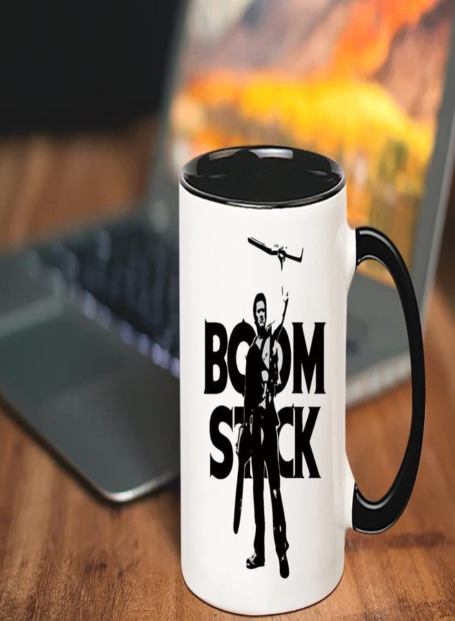 Fonhark - Evil Dead Mug - Boom Stick, 11 Oz Novelty Coffee Mug/Cup - Image 4