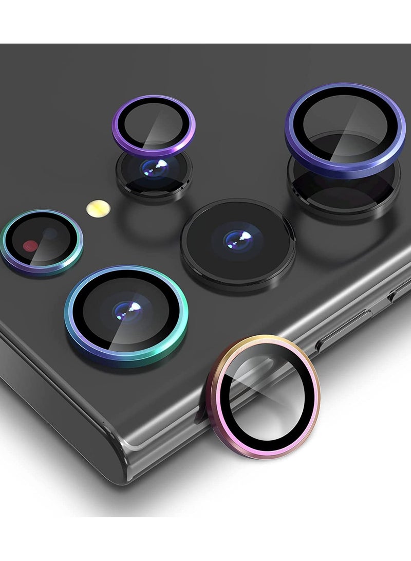 Rock Pow Camera Lens Screen Protector,Individual Metal Ring Rear Camera Lens Protector,for Samsung Galaxy S22 Ultra - Image 1