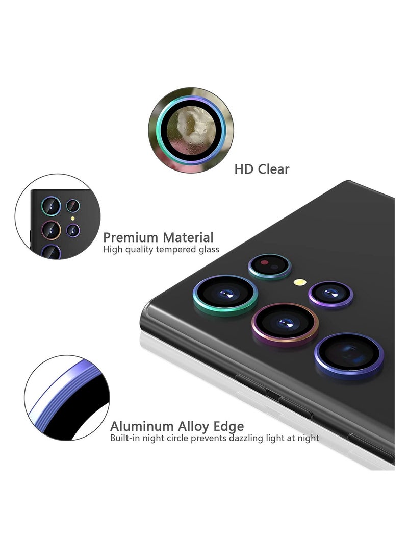 Rock Pow Camera Lens Screen Protector,Individual Metal Ring Rear Camera Lens Protector,for Samsung Galaxy S22 Ultra - Image 2