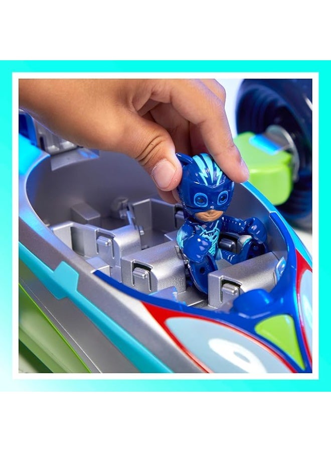 PJMASKS PJ Masks Power Heroes PJ Explorider | 3 Modes | Lights & Sounds | Transforming Vehicle for Kids Ages 3+ - Image 5