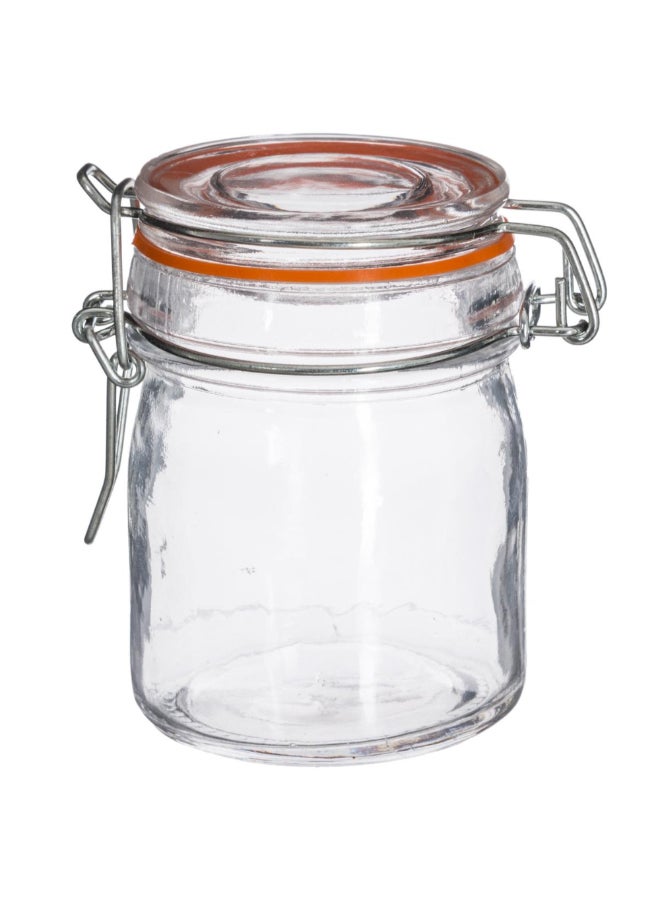 Five Simply Smart 8-Piece Hermetiques Glass Jar Set Clear and Orange 150 ml 146402 - Image 1