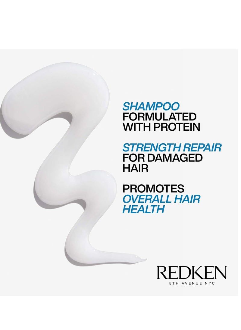 REDKEN - REDKEN Extreme Shampoo & Conditioner Set | Shampoo for Damaged Hair | Hair Strengthen & Repair Damaged Hair | Infused With Proteins - Image 1
