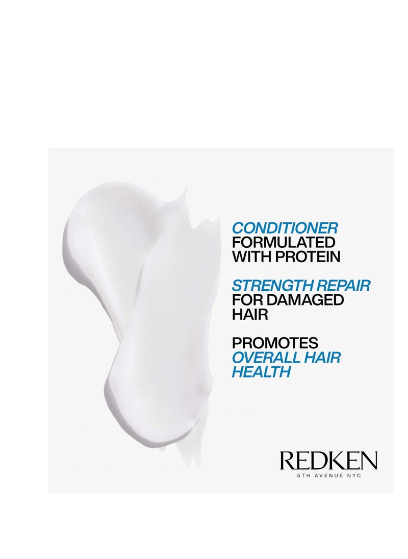 REDKEN - REDKEN Extreme Shampoo & Conditioner Set | Shampoo for Damaged Hair | Hair Strengthen & Repair Damaged Hair | Infused With Proteins - Image 1