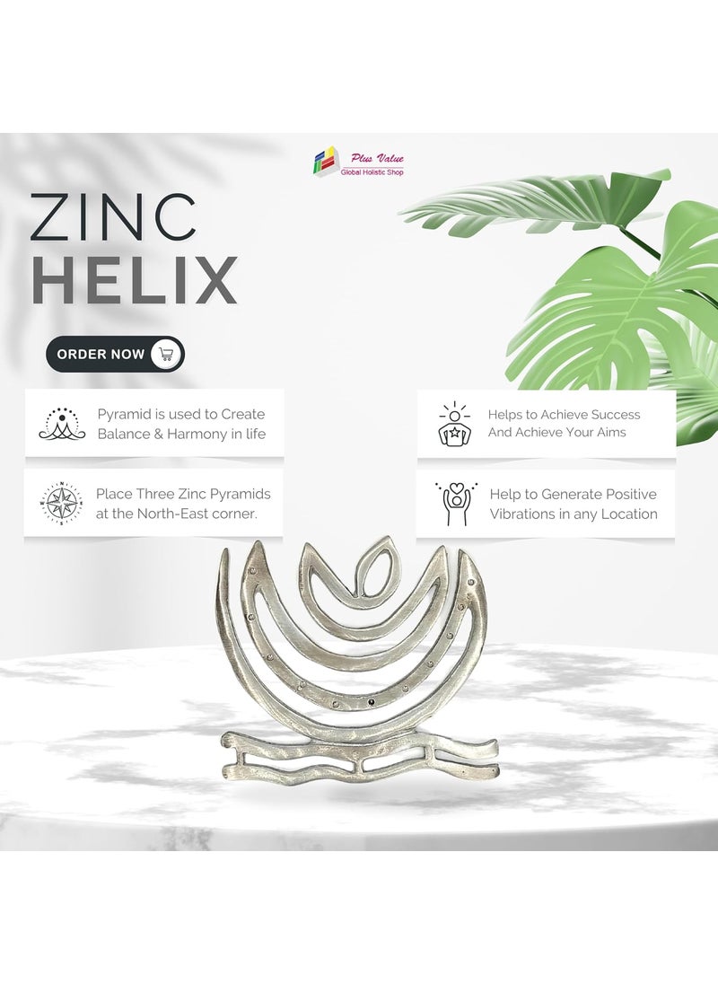 Plus Value Plus Value Zinc Helix Vastu Remedies for North East Kitchen Toilet Bedroom Vastu Defect or Cornet Cuts Set of 3pcs  - Image 3
