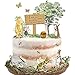 Thcbme Winnie Cake Toppers for Baby Shower Decorations 13pcs Classic Cake Cupcake Toppers for Birthday Party Cake Decorations - Image 3