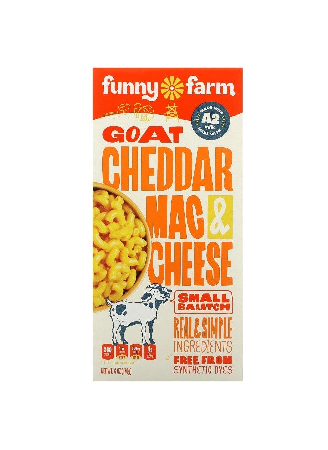 Funny Farm Funny Farm, Goat Cheddar Mac & Cheese, 6 oz (170 g)  - Image 1